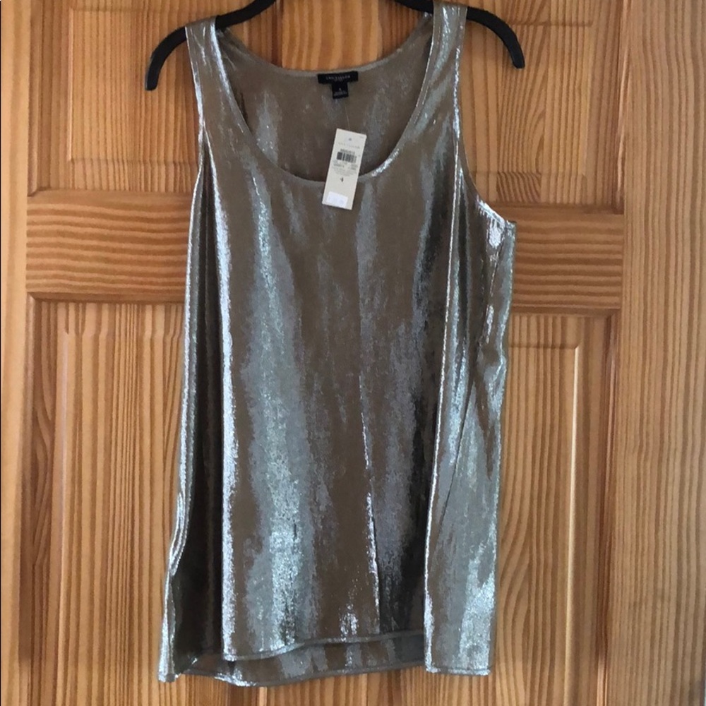 Metallic gold cast cami